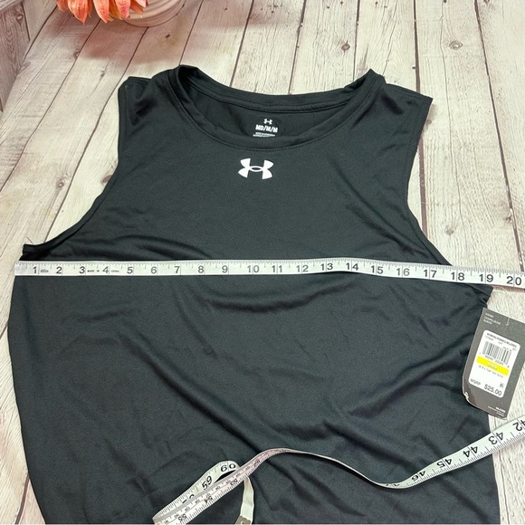 NWT womens under armour sleeveless team tech shirt activewear loose fit - Picture 10 of 16
